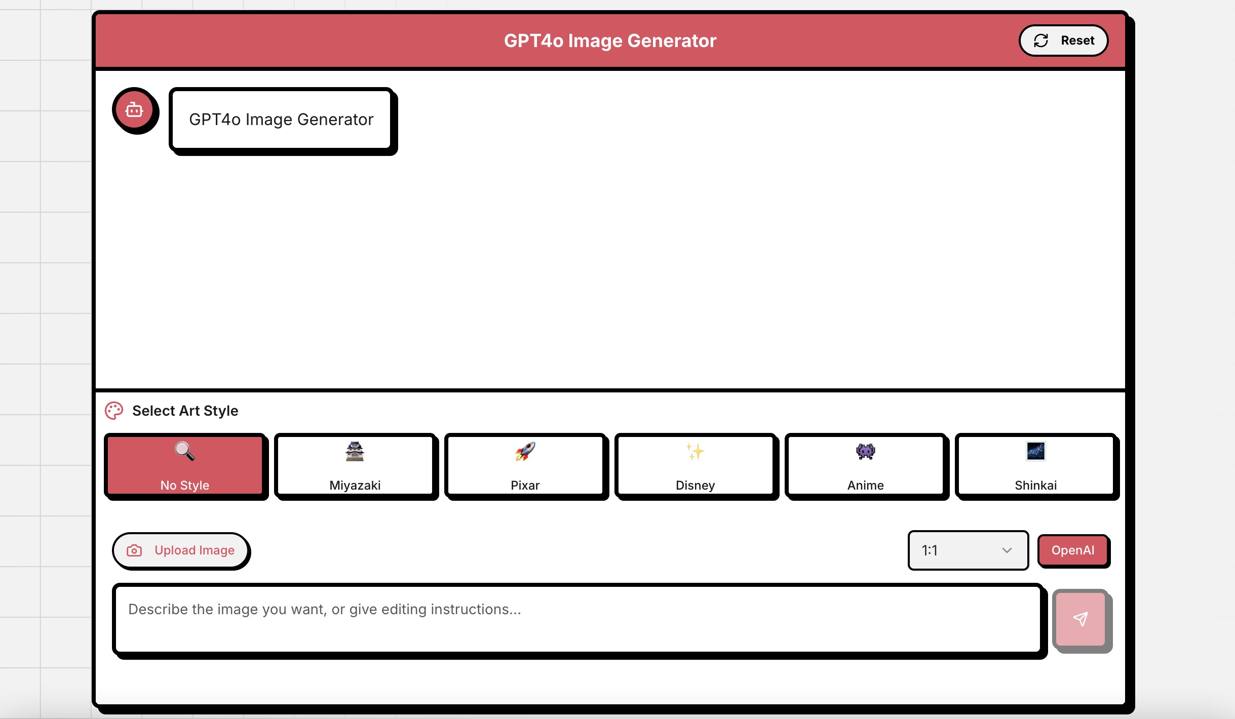 GPT4o Image Generator：免费体验宫崎骏风格AI艺术创作的革命性工具